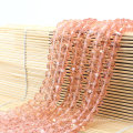 A5000#-2 Special Color Pink 32 Faceted Football Round Glass Beaded Curtains Crystal Pop Beads